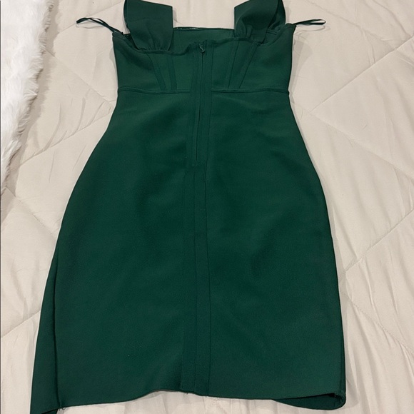 Fashion Nova Emerald Green Mini Dress - Picture 2 of 2
